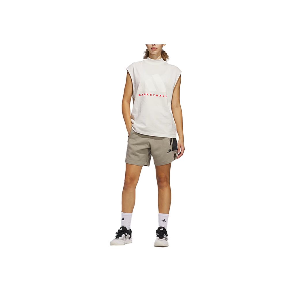 adidas Spacer Lässige Schnürung Bequeme Mode Basketballhose Unisex Hose Kitt-Beige JC7839