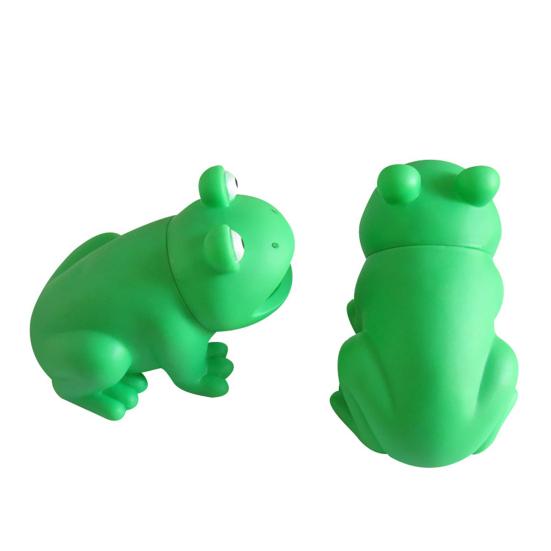 Hundespielzeug, interaktives Hunde-Kauspielzeug mit Geräuscheffekt, Cartoon-Frosch-förmiges Haustier-Zähnereinigungsspielzeug, Heimtierbedarf