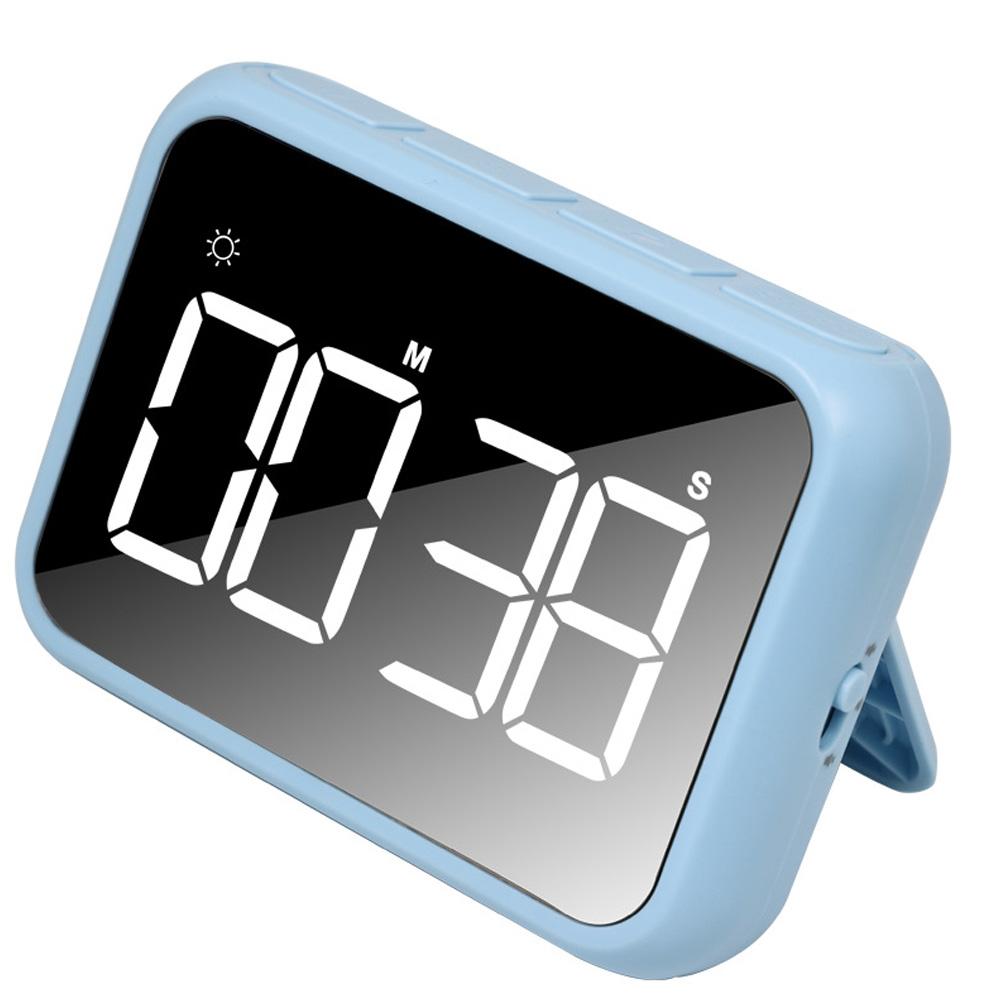 Digital LCD Kitchen Timer with On/off Switch, Mute and Loud Alarm, 24-hour Clock, Children, Teachers, Kitchen