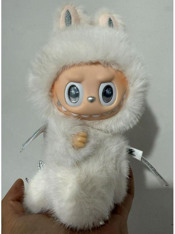 Labubu ZIMOMO Custom Doll: Little Chief Pink Butterfly Angel Gift