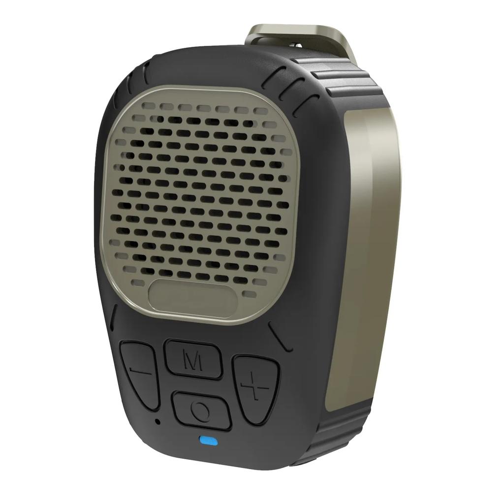 Wearable BT Speaker Waterproof Magnetic Clip-On Wireless Portable Speakers Built-in Mic Clip Speaker for Hands-Free Music/Calls