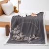 Ethnic pattern 2D digital printing thickened lamb wool crystal fleece blanket blanket