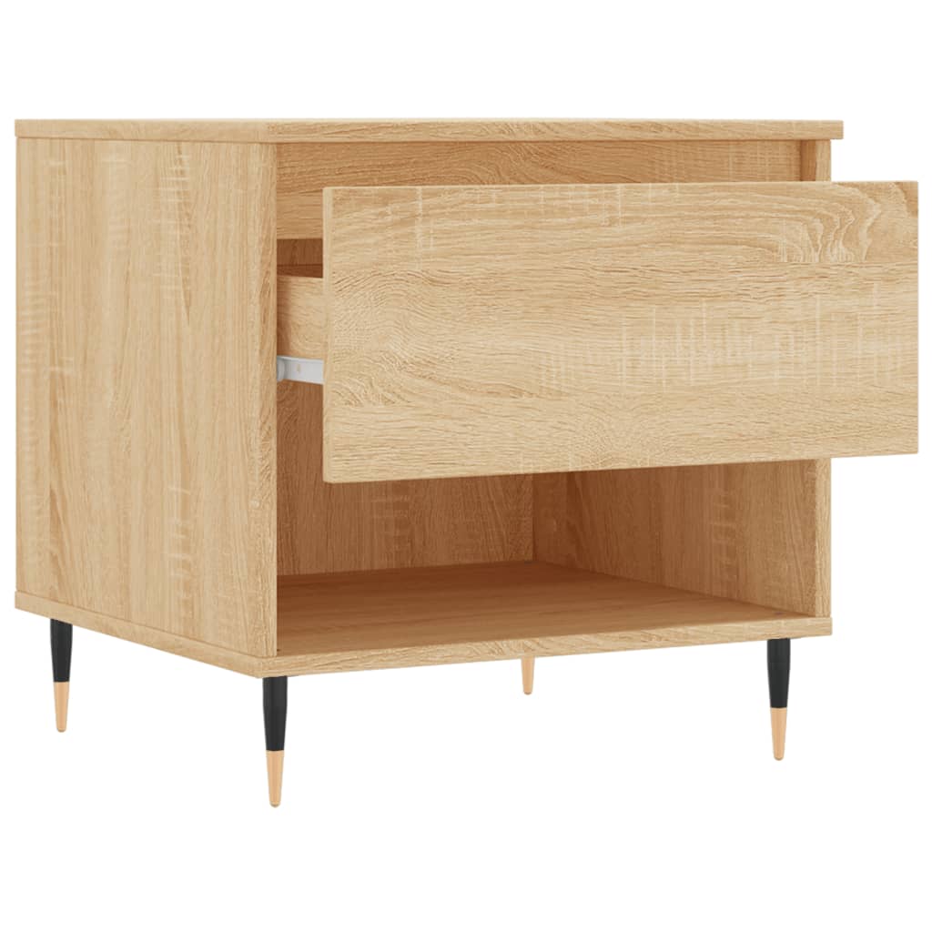  Coffee Tables, 2 Pcs, Sonoma Oak, 50x46x50 Cm