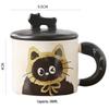 Shangqi Cute Pink Cat Ceramic Mug