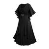 Women's Dress Dress Solid Color Slimming Gothic Style Dress