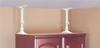 Heian Shindo Kogyo Furniture Tip Prevention Tension Rod, Extra Thick, White, Height 27-35cm, SEQ-27