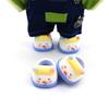1 pair Rubber Standing Cotton Doll Shoes Hand-made Mini Doll Sandal 20cm Cotton Doll Shoes  Kids