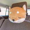 Livheart Neck Cushion Riraka Kotaro the Shiba Inu (Total Length: Approx. 26cm) Character Cute Car 17901-44