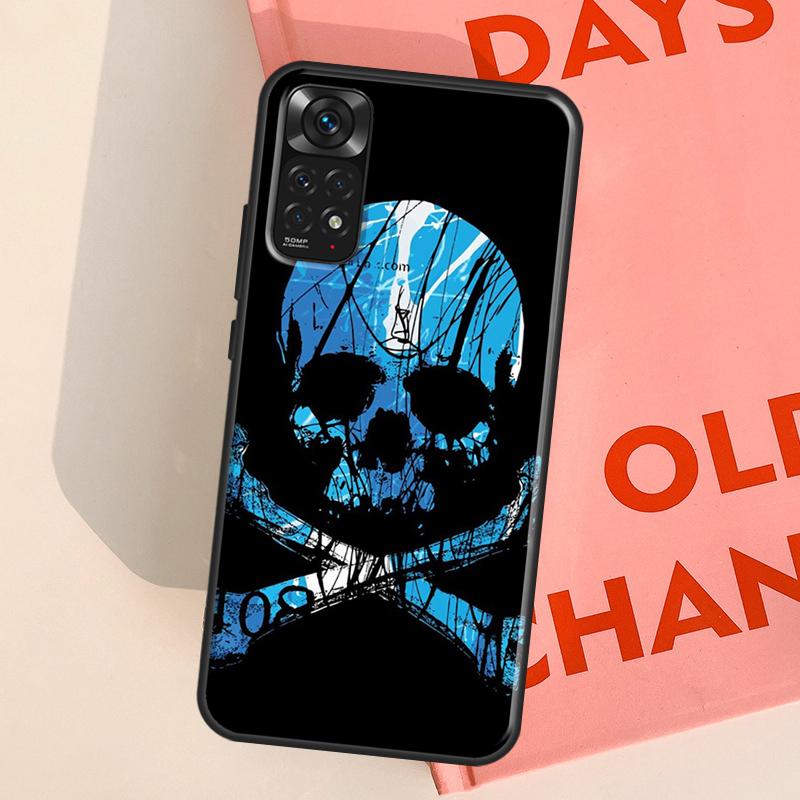 Pirate Skull Case For Redmi Note 12 11 Pro Cover For Redmi Note 10 9 8 Pro 9S 10S 11S 12S 9C 10C 12C