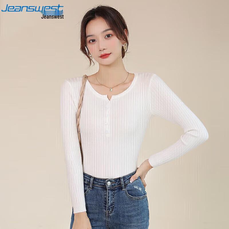 Jeanswest Women's Knitted Long Sleeve Base Layer Top