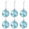 Shatterproof Plastic Holiday Decorations Clear Christmas Tree Ornaments Christmas Painted Snowflake