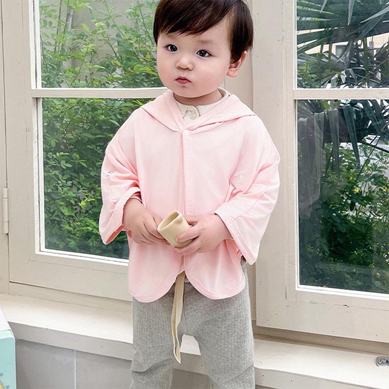  Summer Uv-Protective Ice Silk Stylish Hooded Cape For Boys And Girls Versatile Sun Protection Jacket
