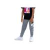 Nike Knitted Sports Pants With Logo Print Drawstring Side Pockets Loose Fit Cuffed Kids Bottoms Gray DB6994-010