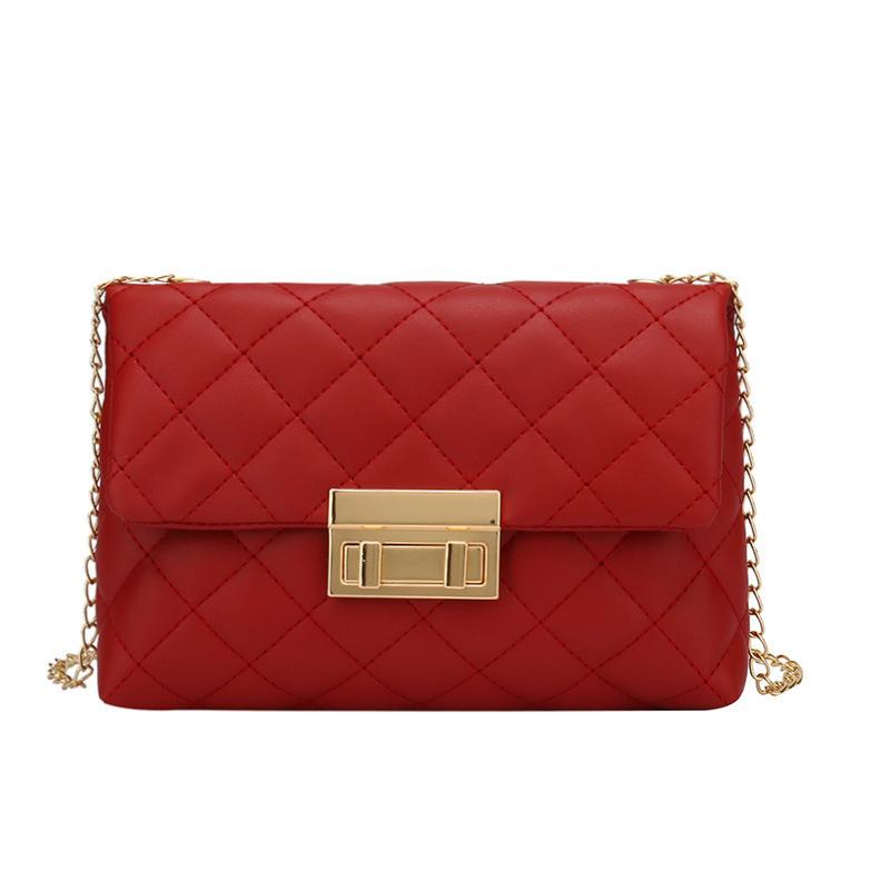 Embroidered Bag Women's Ladies Fashion Bag Girls Chain Bag