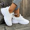 Shoes Women's Super Soft Fashion New Foreign Trade Running Shoes Mesh Breathable Retro Platform Forrest Gump Shoes Korean Version Sports Shoes