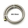 AN4-AN12 Stainless Steel Universal 1 Meter Oil Hose Pipe Braided Fuel Line Turbo Oil Cooler Hose