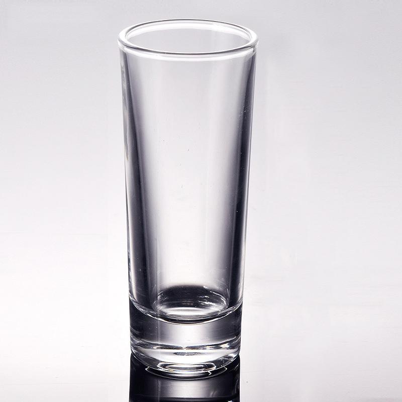 2 Stück Set 2oz 60ml Dickes Glas Tasse Gerader Körper Schnapsglas Kreatives Transparentes Trinkgeschirr Likör Wodka Brandy Scotch Kleine Tassen