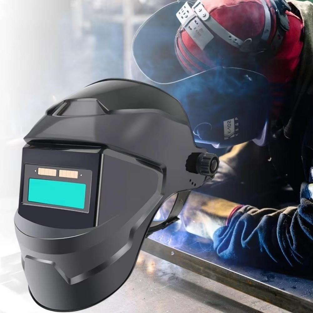 Auto Darkening Electrical Welding Caps Variable Light Adjustment Welding Facemask Arc Weld Cap