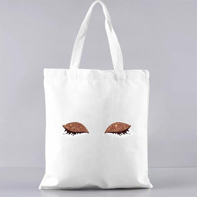 

Простая складная дорожная сумка для покупок, многоразовая повседневная сумка через плечо, сумка для хранения с забавным рисунком на груди 24*26cm