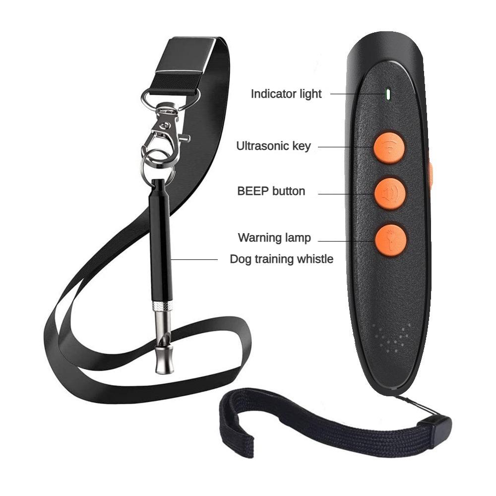 Dog Repellent Portable Outdoor Dog Bite Prevention High-power Training Anti-barking Ultrasonic Electronic Dogs Accessories