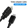 1.2 Meters HDMI-compatible Adapter Cable 1080P 4K Support Anti-interference High Clarity Mini HDMI-compatible To HDMI-compatible 2.0 Cable for Home