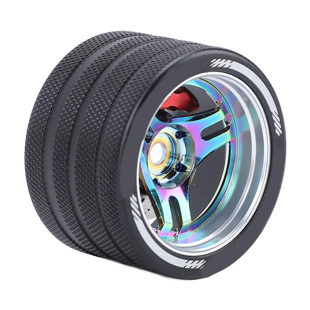 RC Transmitter Steering Hand Wheel Replacement Accessory Aluminum Alloy RC Steering Wheel Grip for for FUTABA