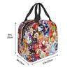 Cartoon Cookie Run Kingdom Game  Insulated Lunch Bags for School Office Anime  Waterproof Cooler Thermal Lunch Box Women Men