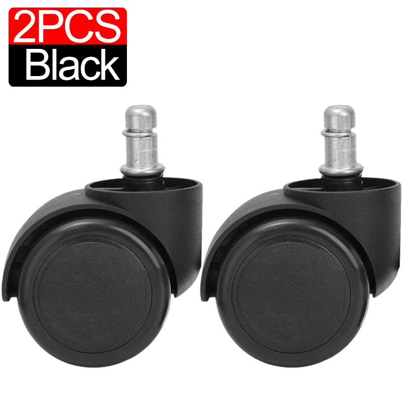 Ruote Caster Morbide Silenziose di Ricambio da 2 Pollici per Sedie da Lavoro e Gaming, Robuste e Sicure, Ruote per Sedia da Ufficio, Ferramenta