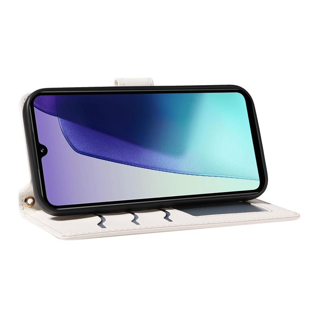 Pentru Xiaomi Poco C75 4G/Redmi 14R 5G/14C 4G Huse Portofel din Piele Romboedrică Husă Telefon cu Curea de Umăr, Curea de Mână