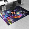 Colorful Vinyl Record Chair Mat: Office Carpet, Oversized Rug for Home Decor, Sofa Mat, Desk Pad Gift Suitable for Bedroom, Living Room, Any Room