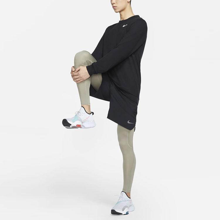 Nike Pro Running Training Quick-Dry Compression Pants Men Bottoms Light-Army-Green BV5642-320
