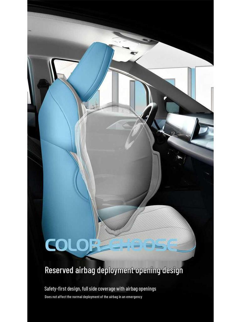 Geometry E Uniwersalne Skórzane Pokrowce na Fotele Samochodowe - Pełne Pokrycie, Na Wszystkie Pory Roku