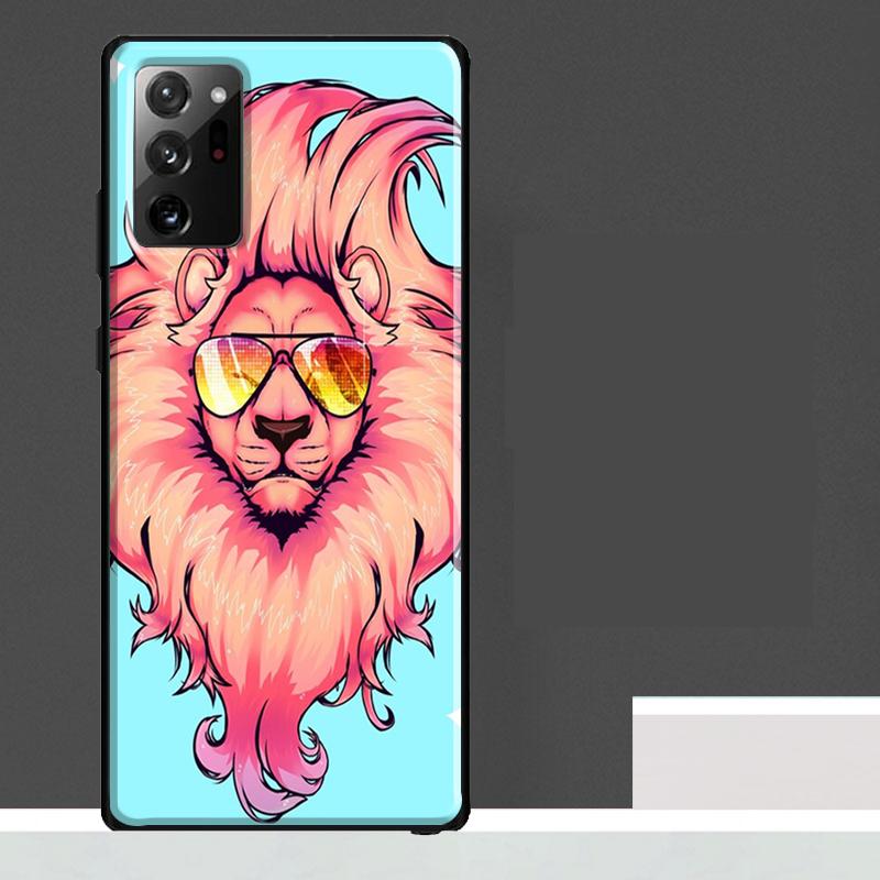 Lion Animal Case For Samsung Galaxy S25 S24 S23 Ultra S9 S10 S20 S21 S22 Plus S23 FE S25 FE Phone Cover