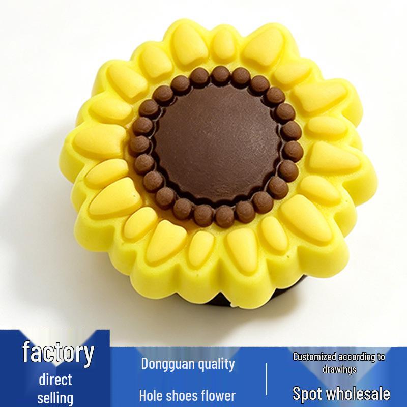 Flower-Inspired PVC Insect Shoe Charms for Crocs
