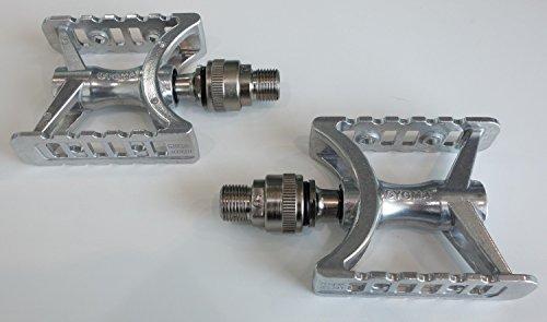 Mikashima (MKS) CYGMA Ezy Bicycle Pedals, Silver