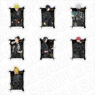 Naruto Naruto Shippuden  Die Cut Sticker  Blind  Black Coordination Ver. 1box 7pcs