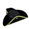 Cappello da Pirata Caraibico Regolabile Unisex Cappello con Emblema del Teschio Cappello da Pirata Cappello da Costume per Feste in Costume e Giochi di Ruolo