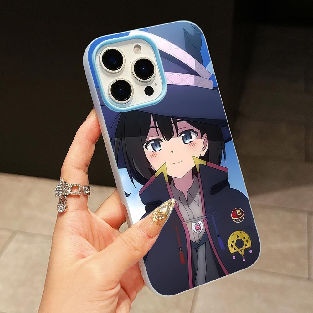 

Wandering Witch Saya Phone Case for iPhone 17 16 15 14 13 12 11 Air Pro Max Plus Jelly Double layer Light Blue Cover iPhone 11