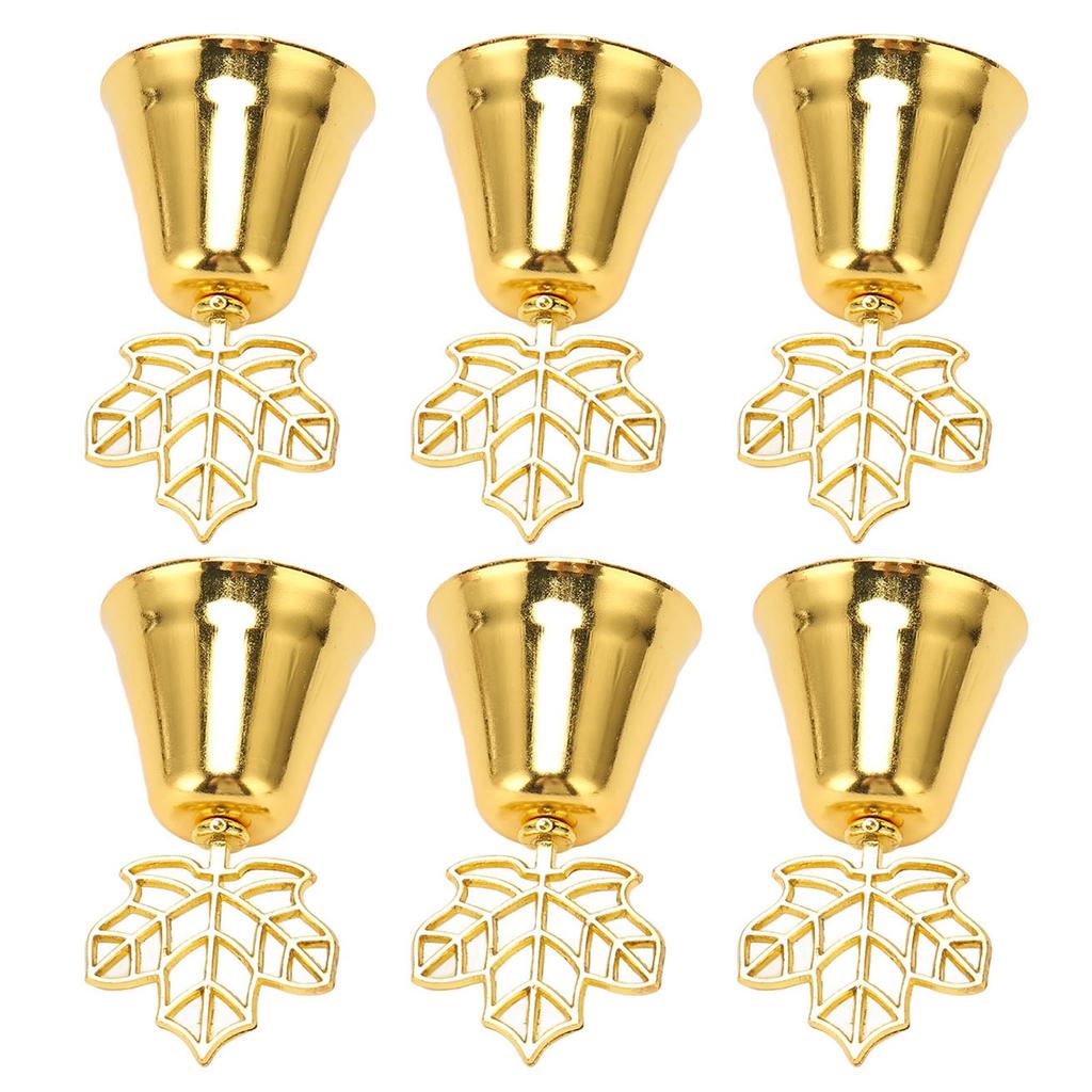 10pcs Table Number Holders European Style Innovative Bell Shaped Metal Place Card Holders for Event 