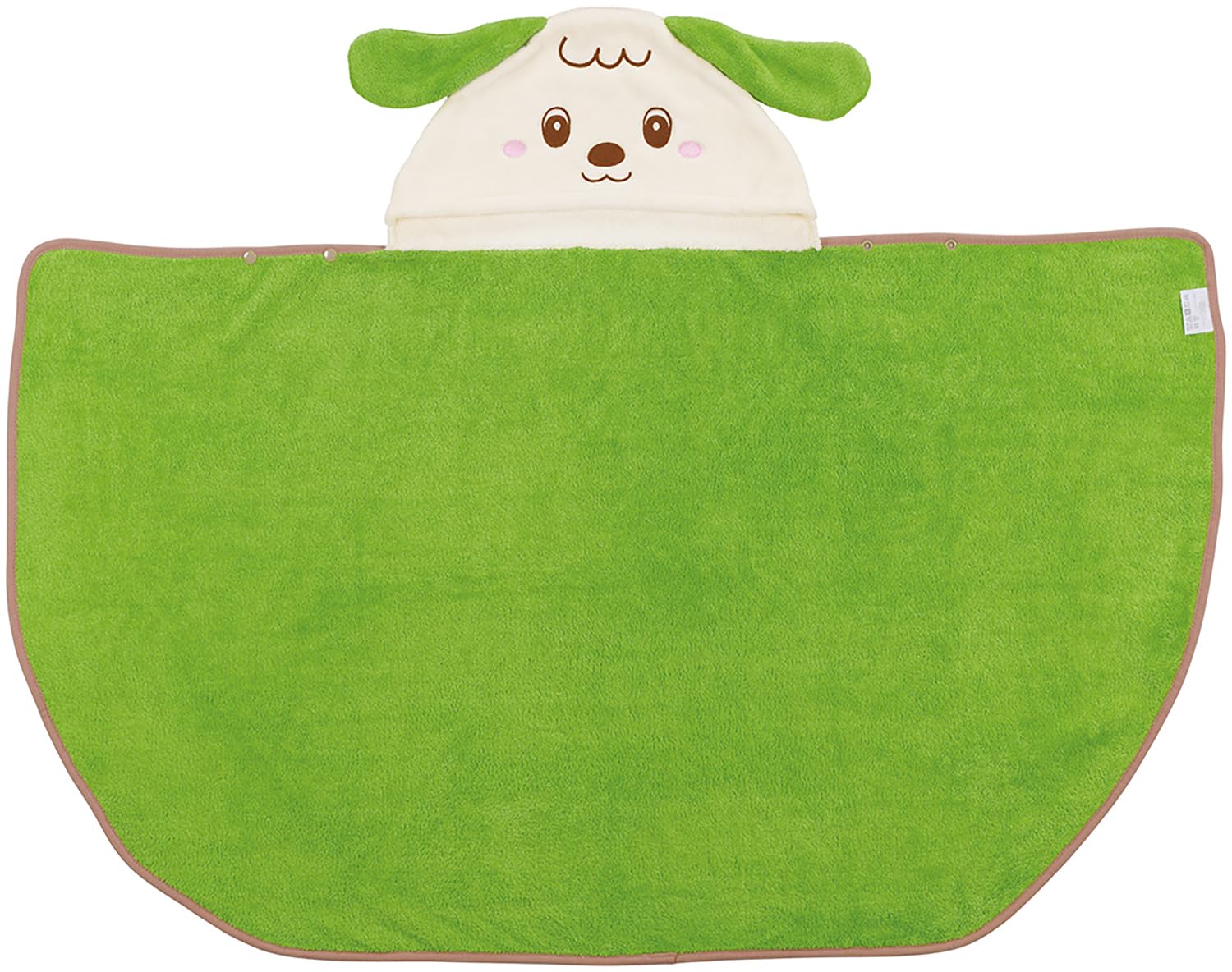 

Skater Hooded Bath 108cm x Water Quick Inai Inai BPO1 Poncho, 92cm, Absorbent, Drying, Baa, Wanwan,