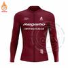 Megamo Winter Thermal Fleece Cycling Jersey Set Men Bike Clothing MTB Uniform Maillot Ropa De Ciclismo Sports Bicycle Bib Pants