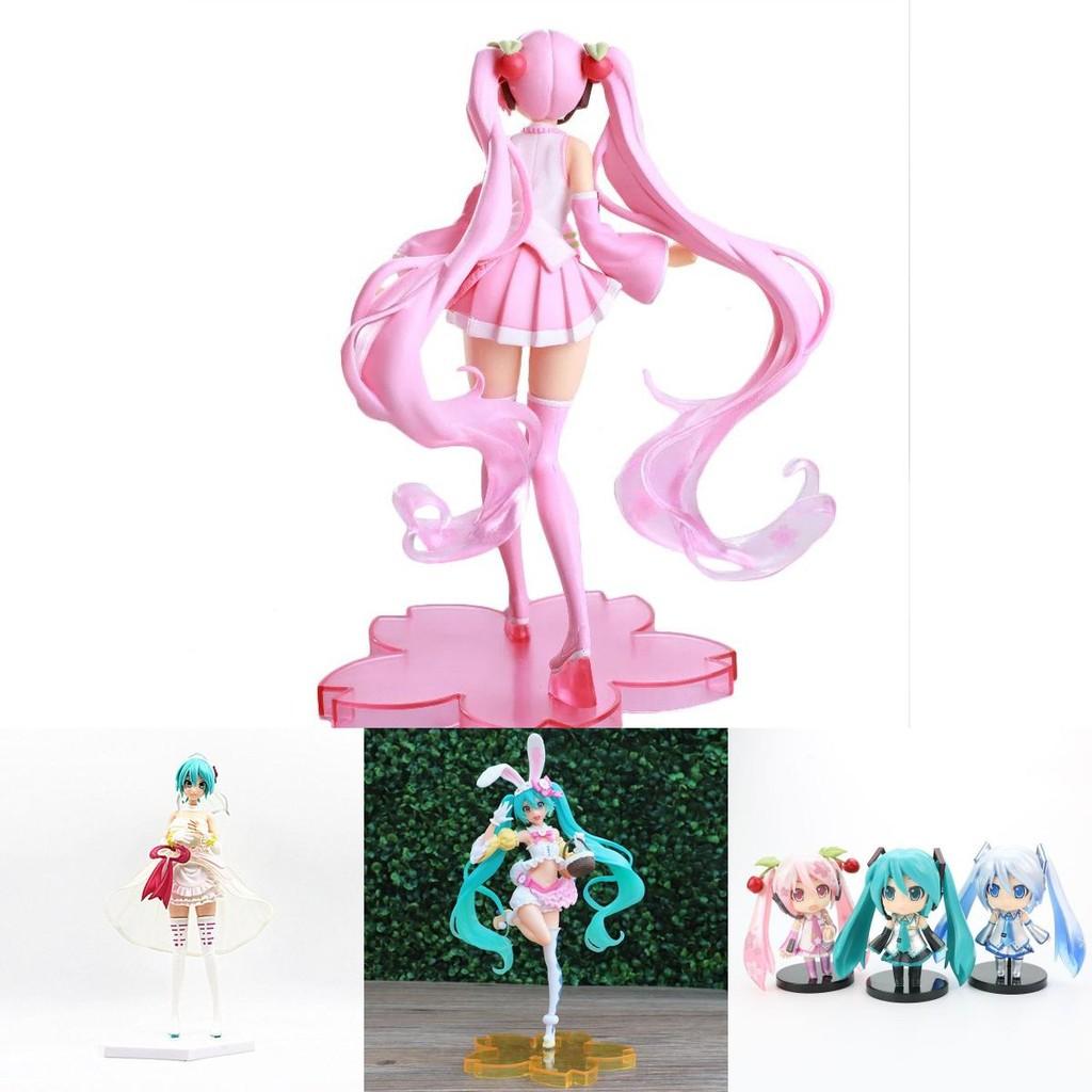Hatsune Miku Cartoon Virtual Singer Manga Statue Figurines Stunning Collectible Model Toy