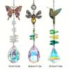 Crystal Sun Catcher Rotating Wind Spinner Home Decor Light Collection Pendant  Landscape