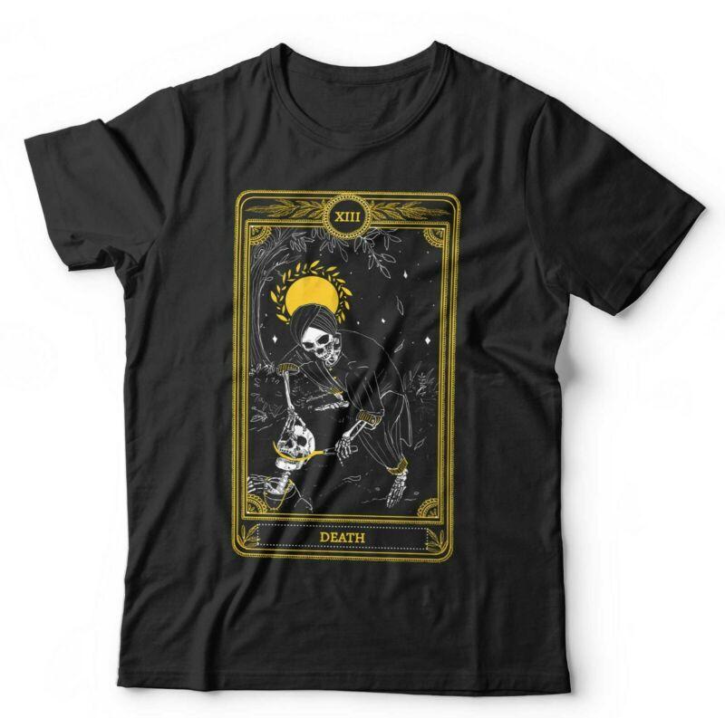 Death Tarot Card Tshirt Unisex Occult 