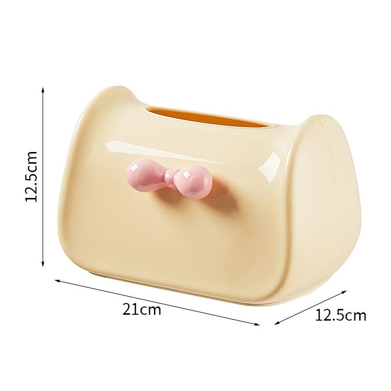 1Pcs Dopamine Tissue Box Living Room Tissue Box Creative High-end Desktop Coffee Table Storage Cute Paper Drawer