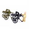 Neu! Lego-Minifigur, Militärbausteine, schweres Maschinengewehr, Flugabwehr-Maschinengewehr, Gebirgskanone
