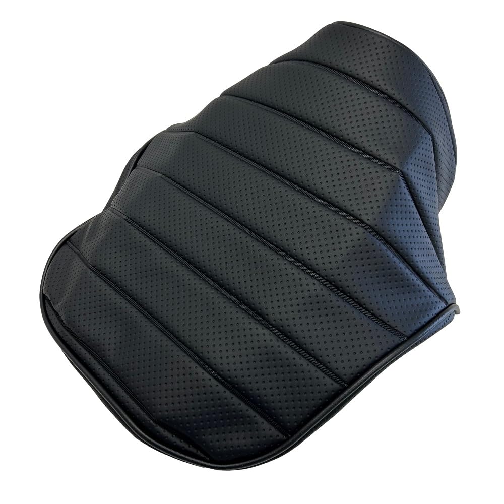 Cross Cub 110 TYPE 2 Sports Seat Covers In Easy Black Tuck Roll Embossed Seat (JA60) (JA45) [Made Japan] [3D Cut, Replacement] [Specifications