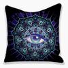 Meditation Series Patterns Throw Pillow Cover With Short Plush Print For Living Room Sofa Decoration Cushion Cover Pillow Covers