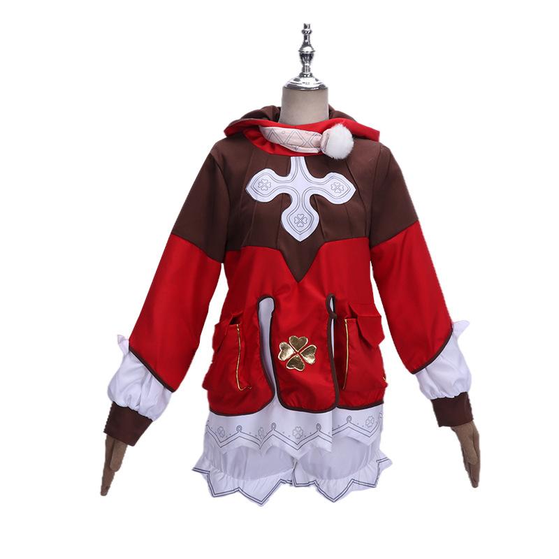 Παιχνίδι Klee Cosplay Κοστούμια Anime Περούκες Στολή Χαριτωμένη στολή για πάρτι Loli Γυναικεία αποκριάτικα κοστούμια αποκριάτικους