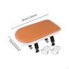 Rear Seat Cushion Back Shelf Rack Pad 30x15x3.5cm Easily Install Repair Parts Comfortable Saddle
